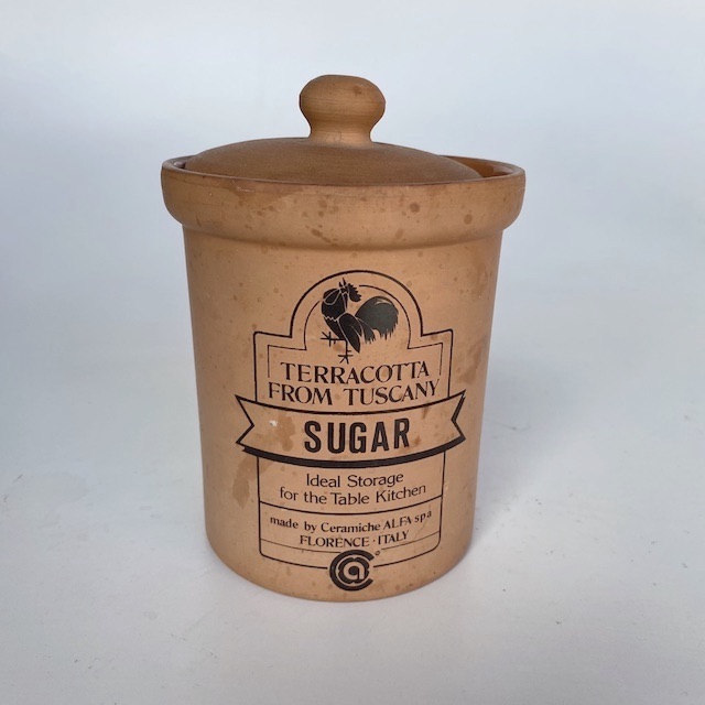 CANNISTER, Terracotta Sugar